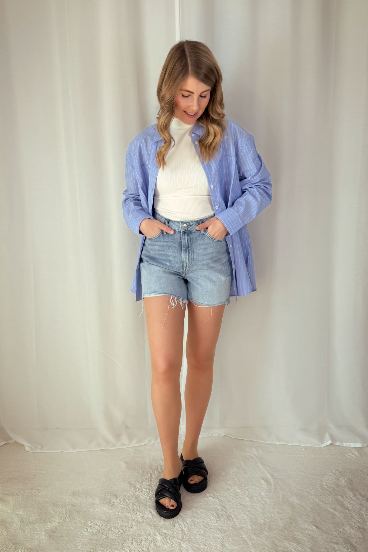 Shorts Summer - blau denim