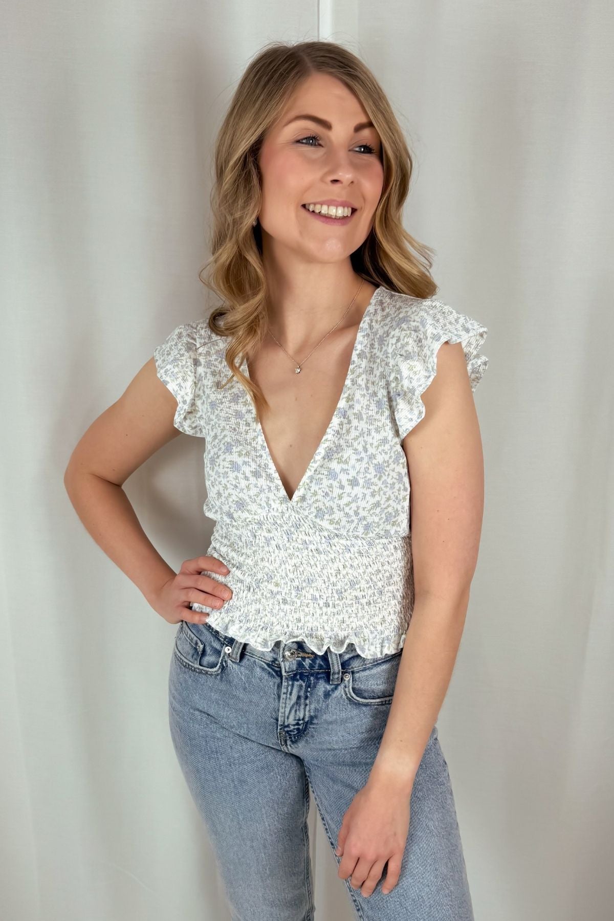 Smocked Top - verschiedene Farben