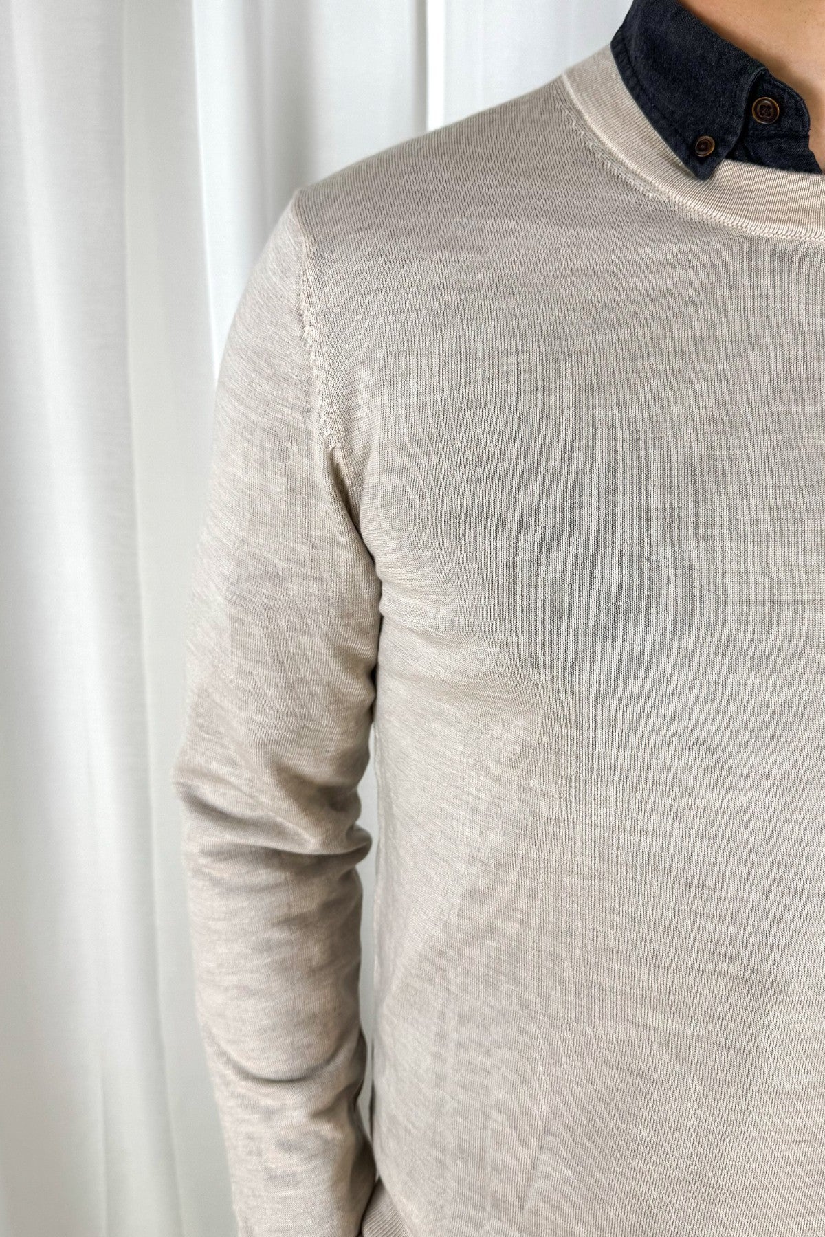 Pullover Merino - Beige