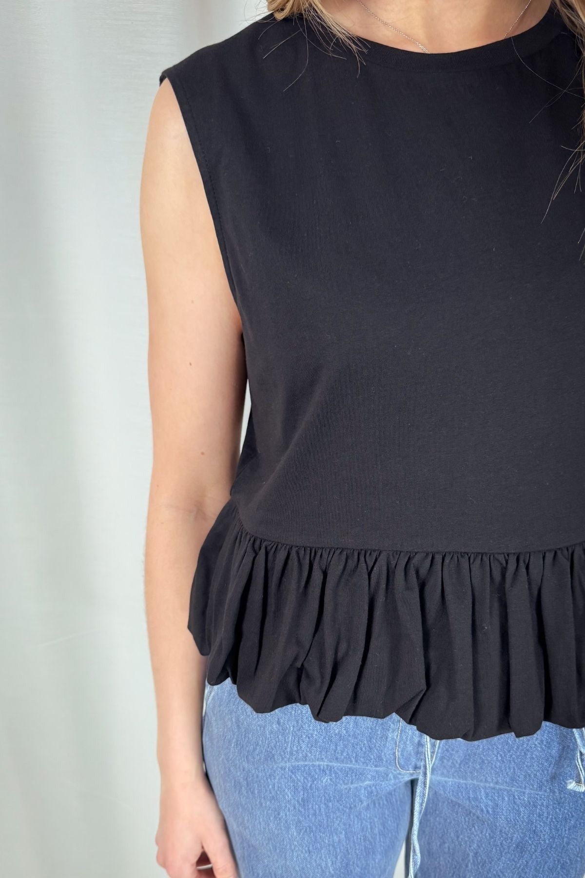 T-Shirt Davinia - schwarz