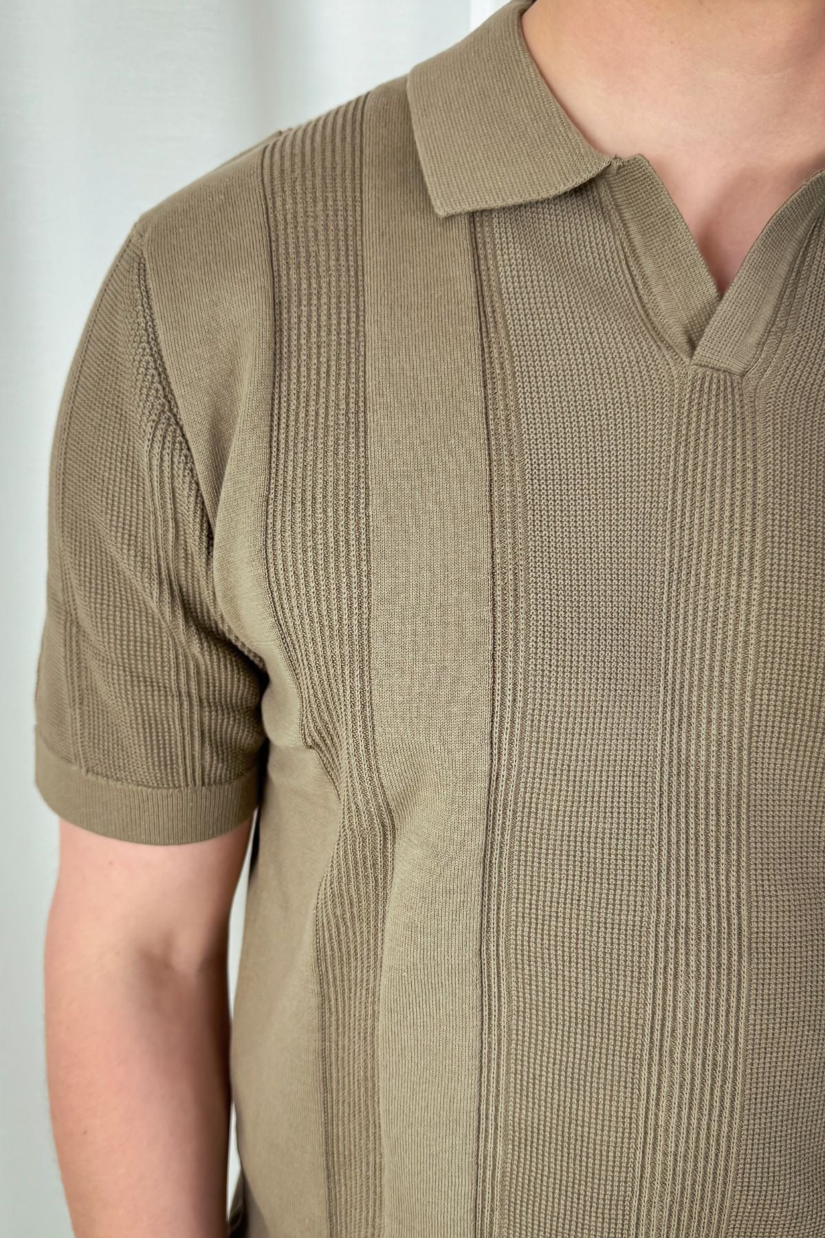 Strickpolo Channing - Grün