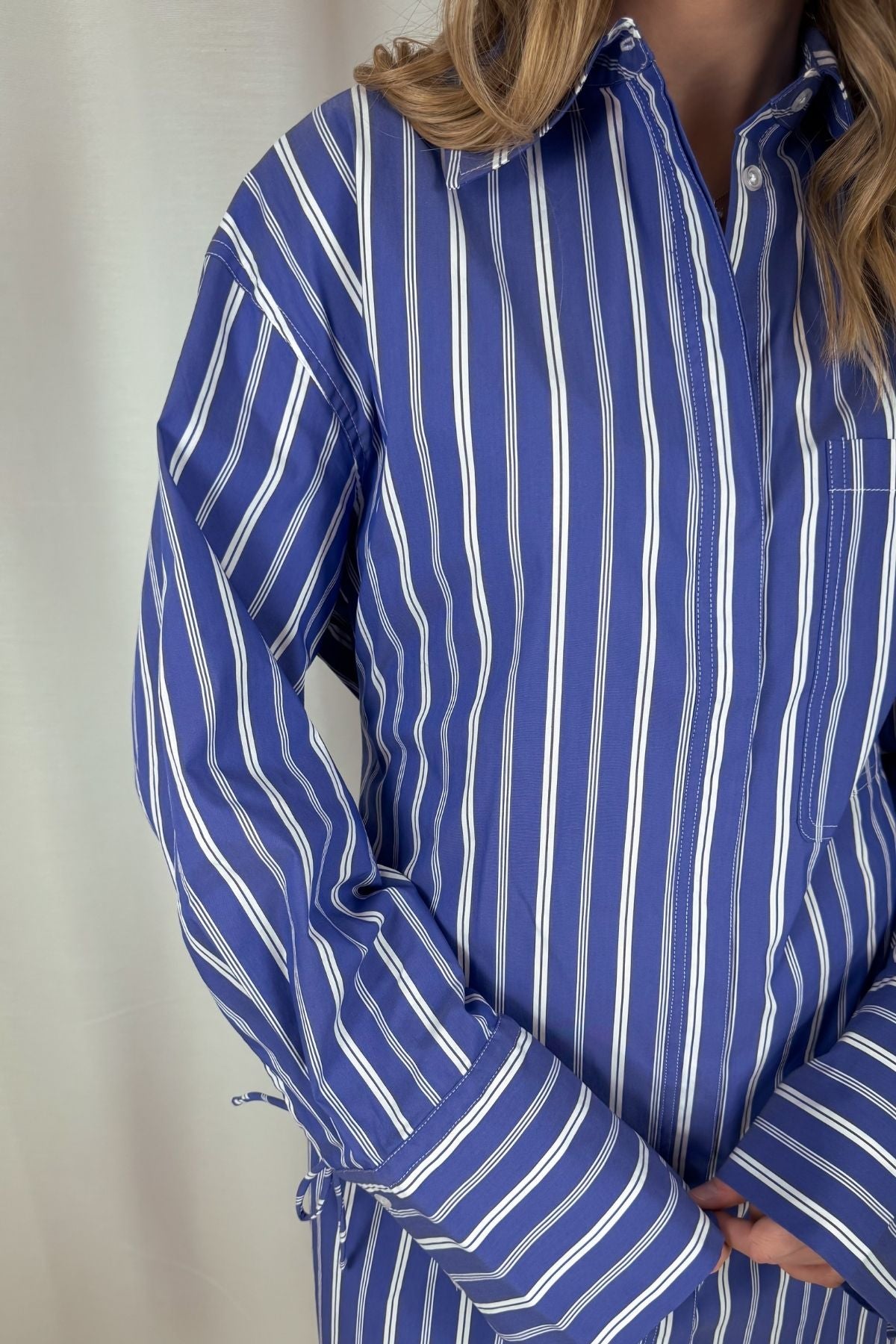 Kleid Deloris - blau gestreift
