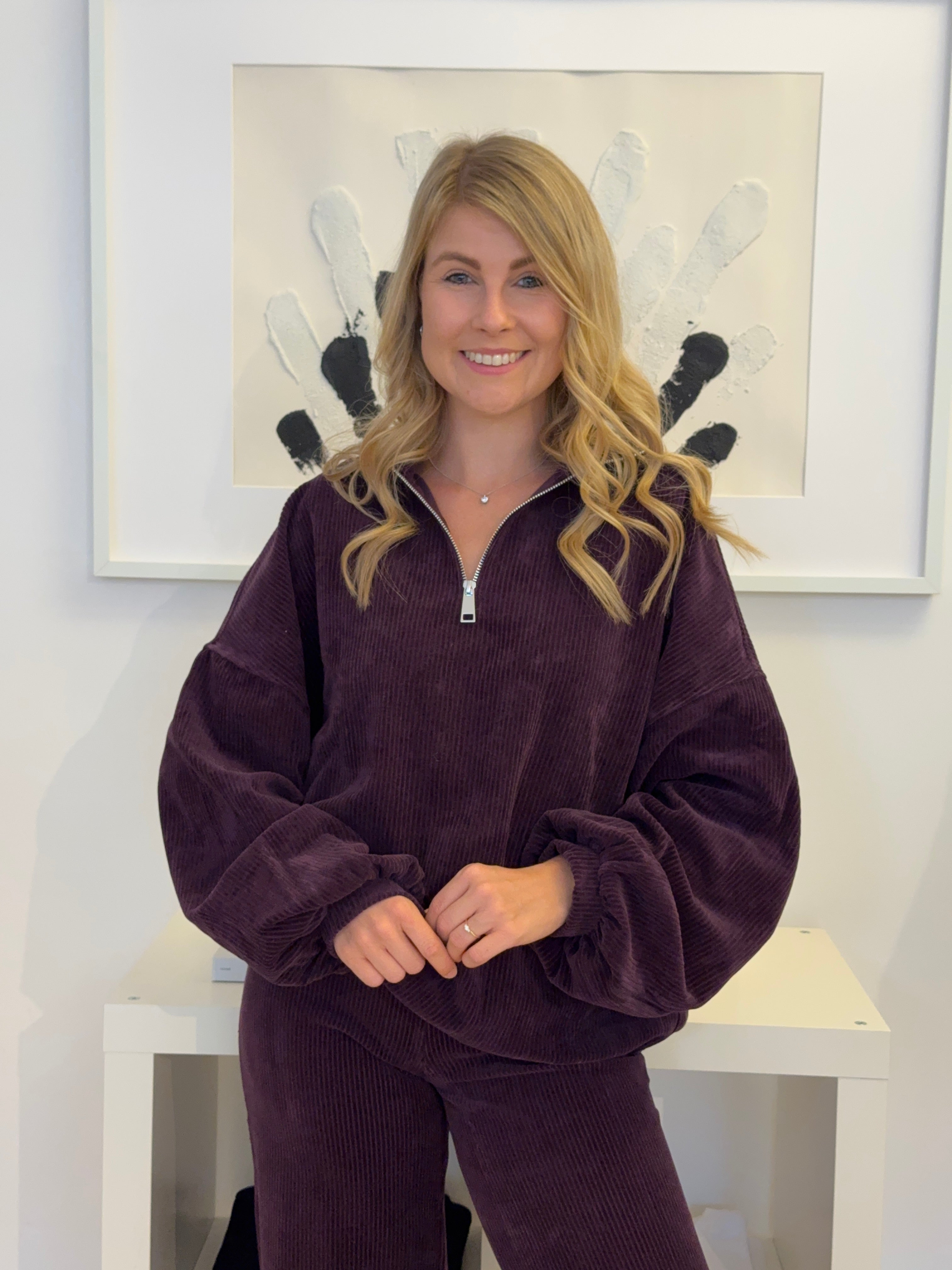 Sweatshirt Imani - aubergine