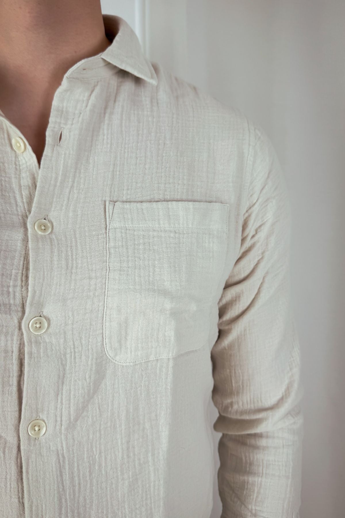 Hemd Axton - beige