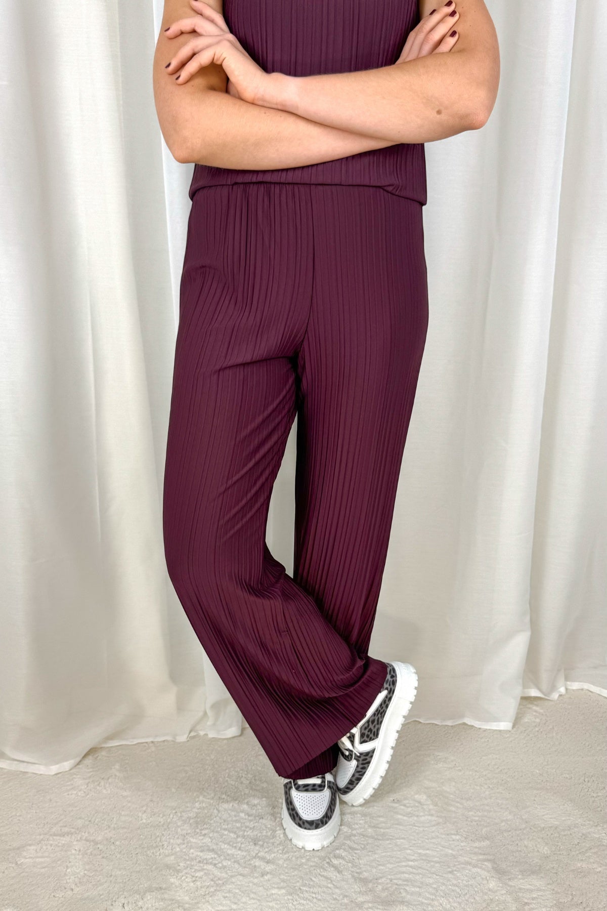Plisse Trousers - Plissee Hose