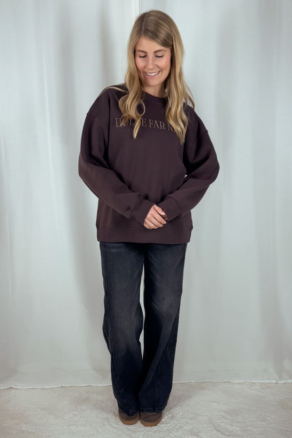 Sweater Dolce far niente - braun