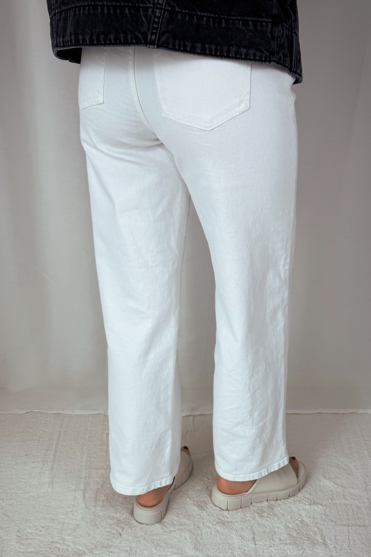 Weite Jeans Selma - weiß