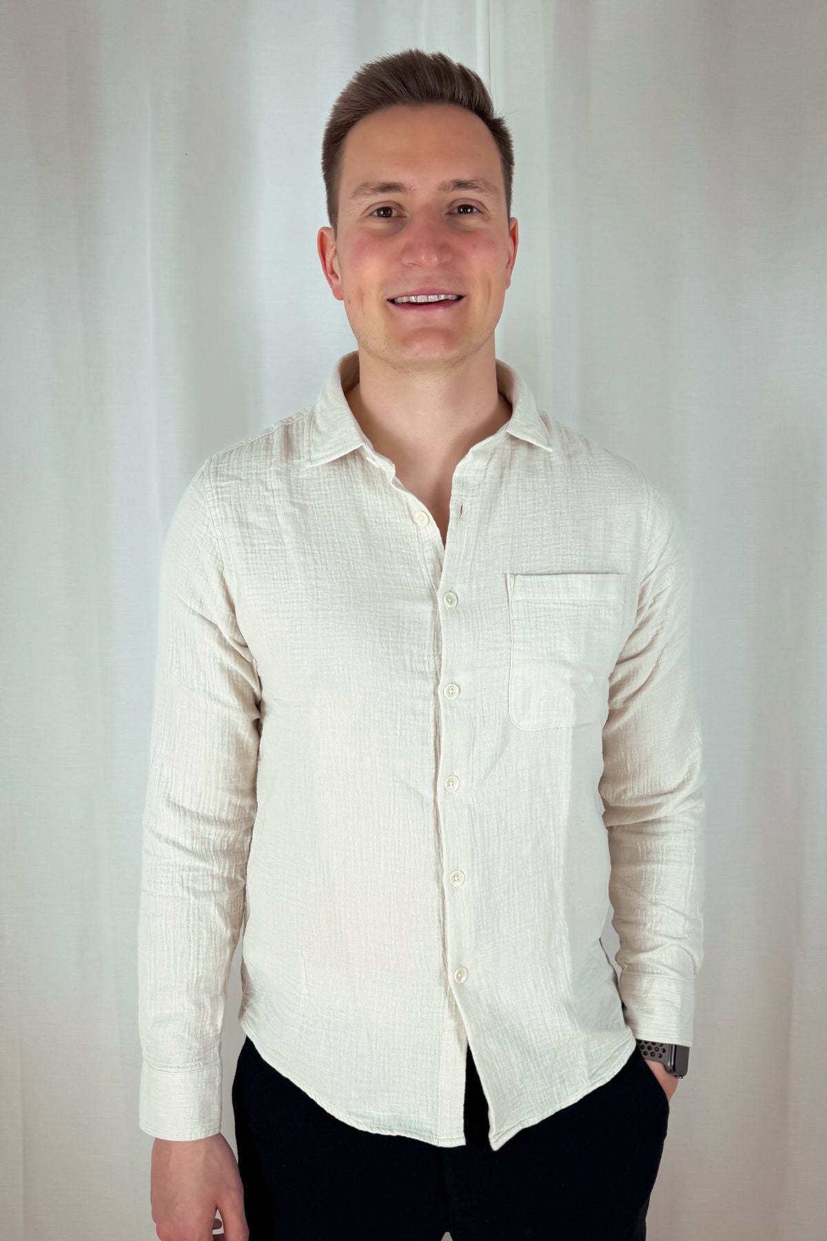 Hemd Axton - beige