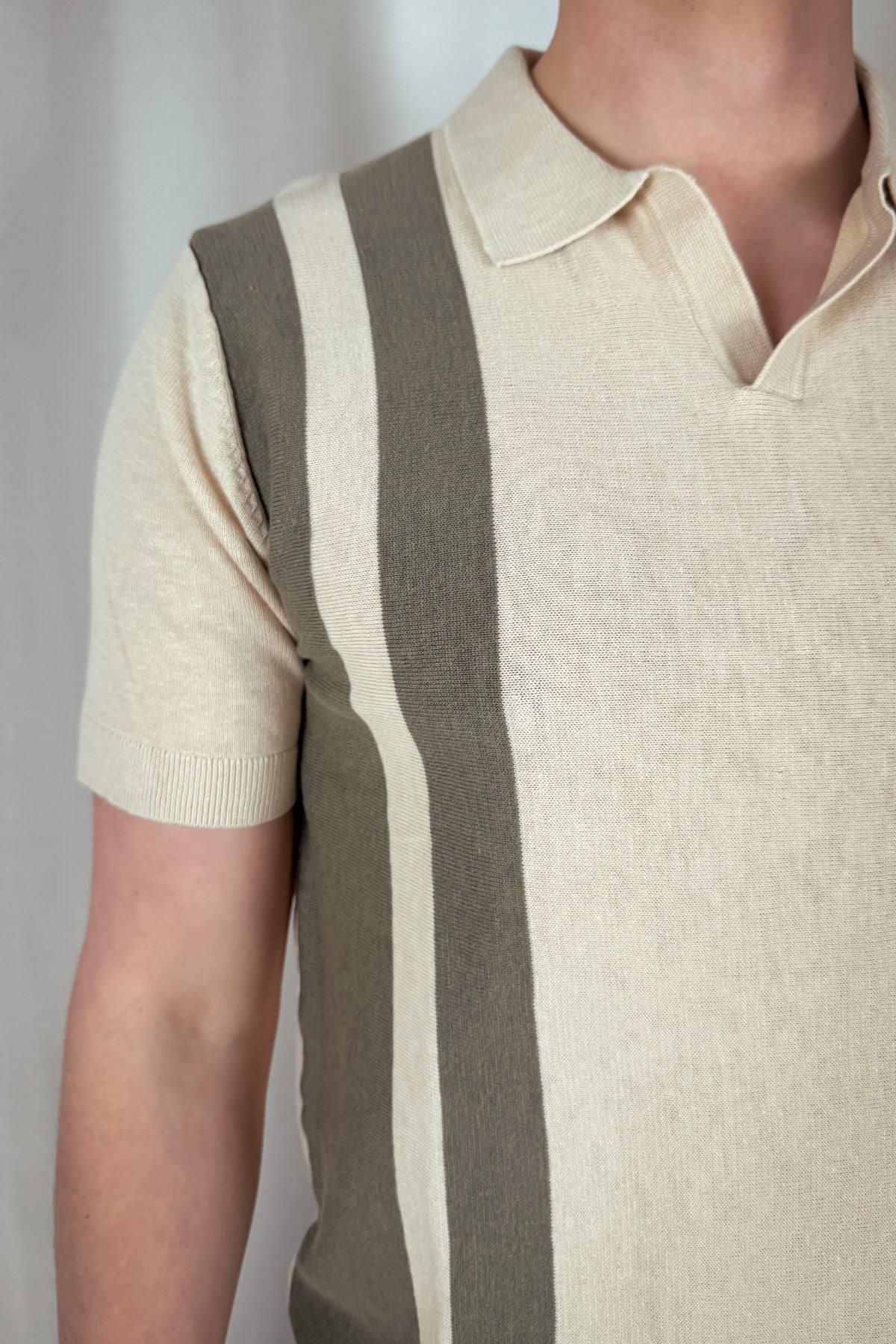 Polo Mattis - beige/grün