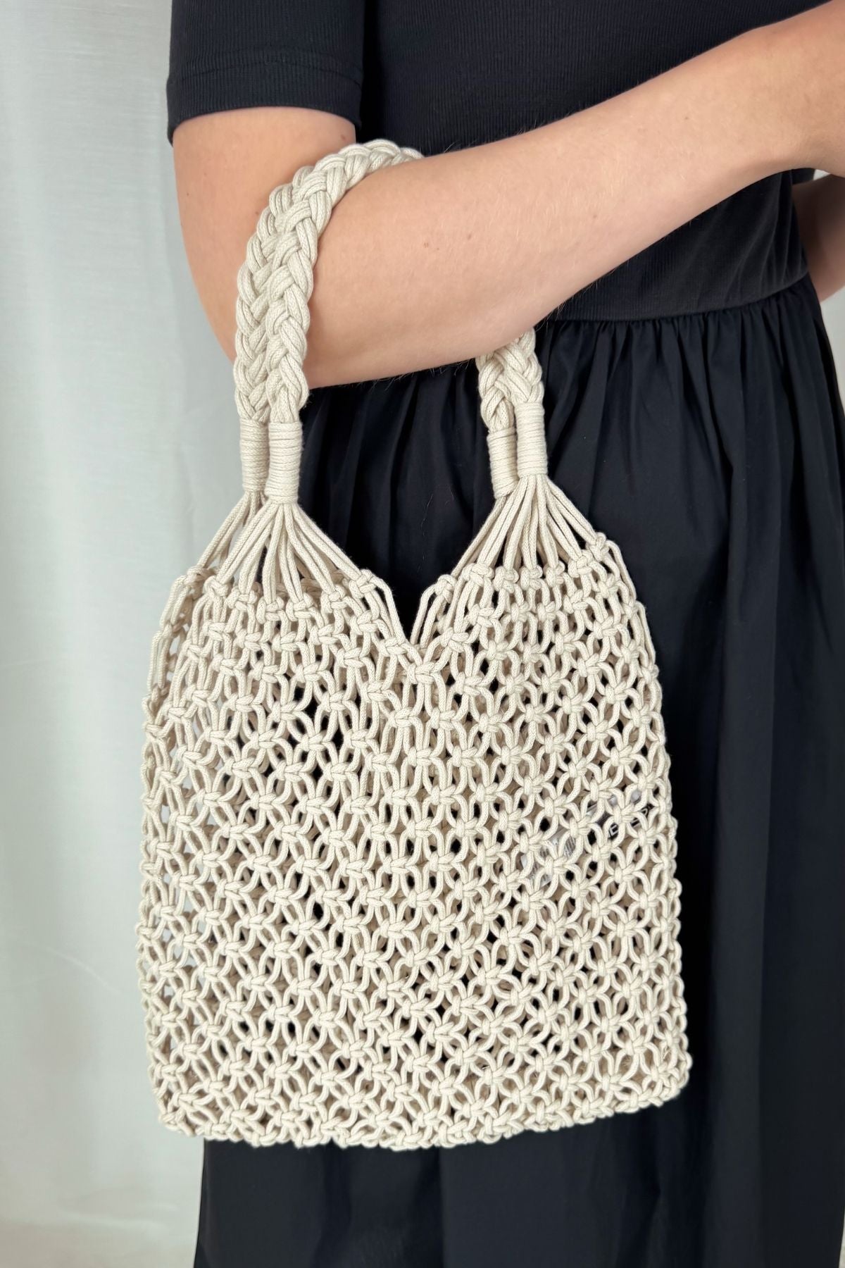 Häkel Shopper Taniliana - beige