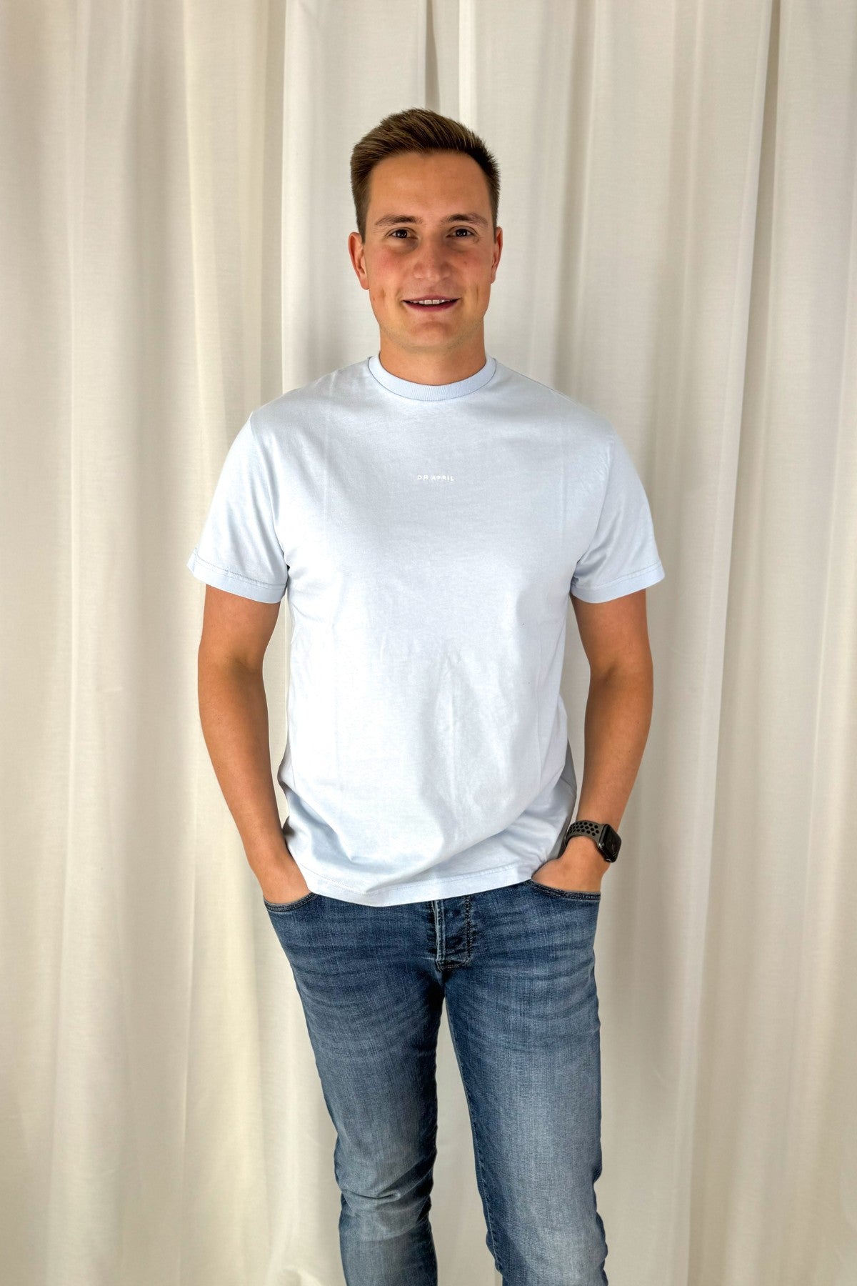 Boyfriend T-Shirt - Ice Blue