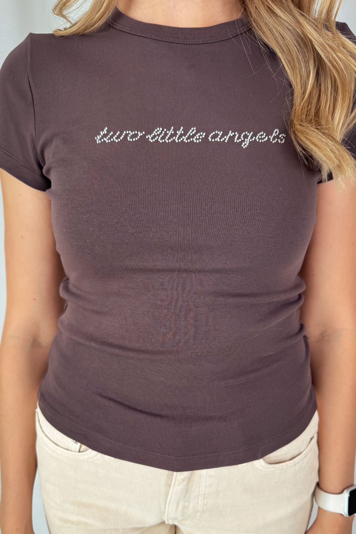 T-Shirt Angels - braun