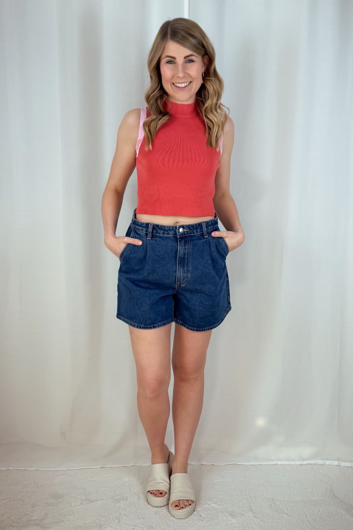 Top Mora - coral