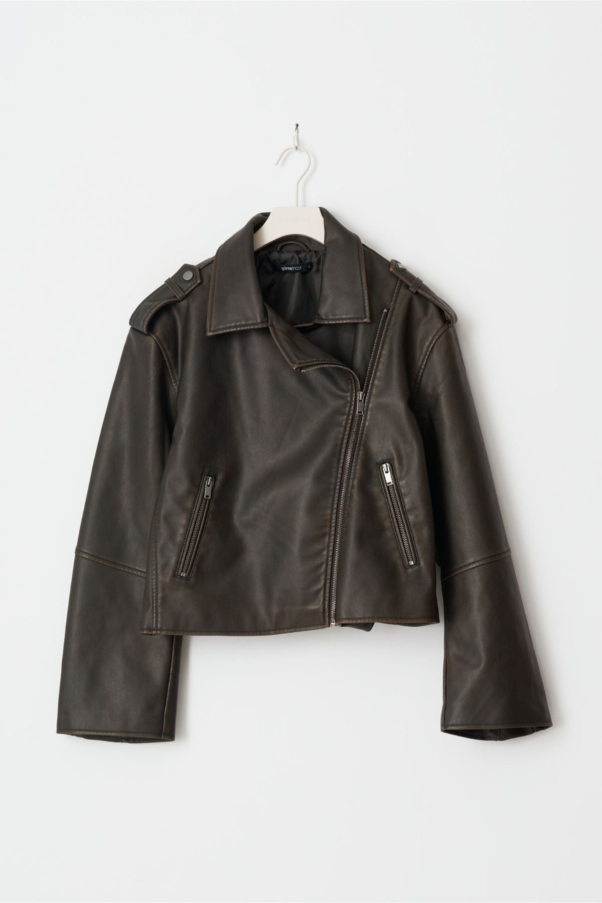 Lederjacke - braun