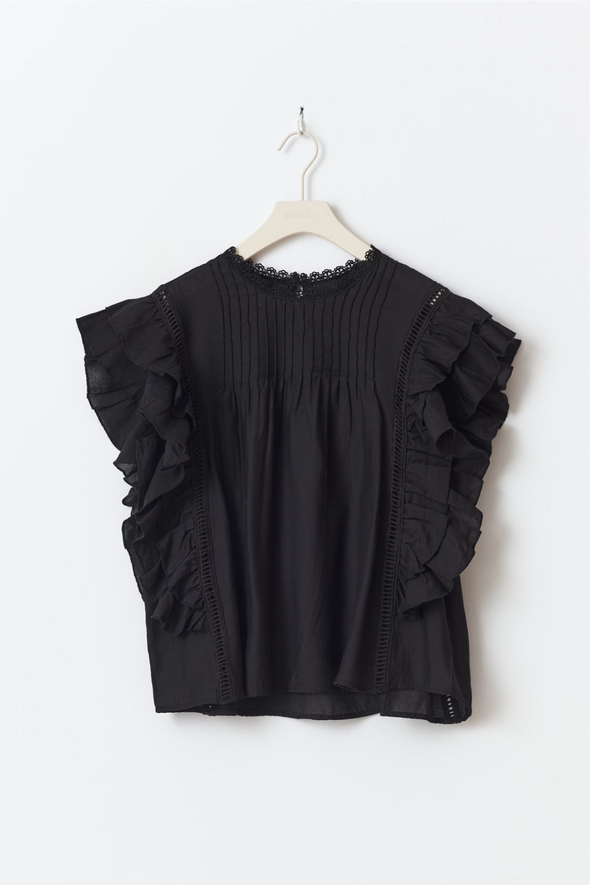 Top Frill - schwarz