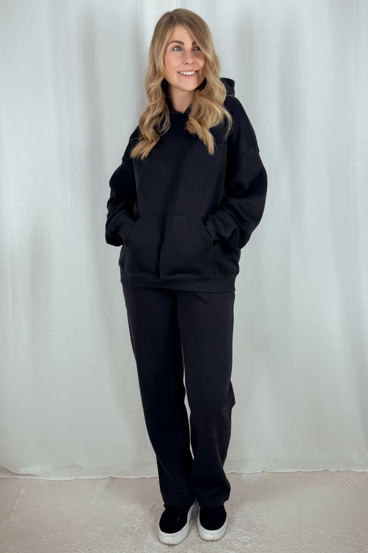 Printed Hoodie - offblack