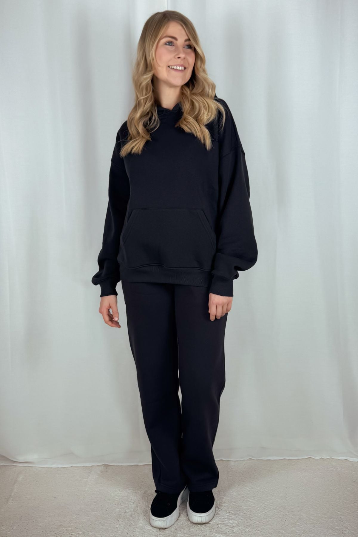 Printed Hoodie - offblack