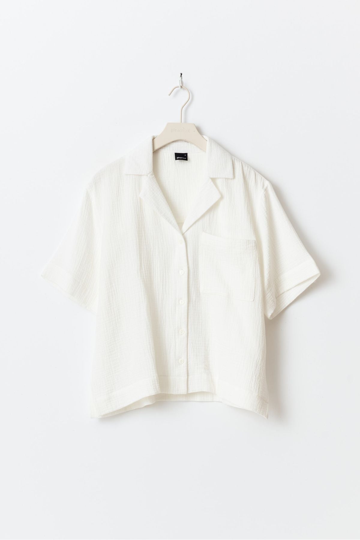 Musselinshirt Gauze - schwarz & weiß