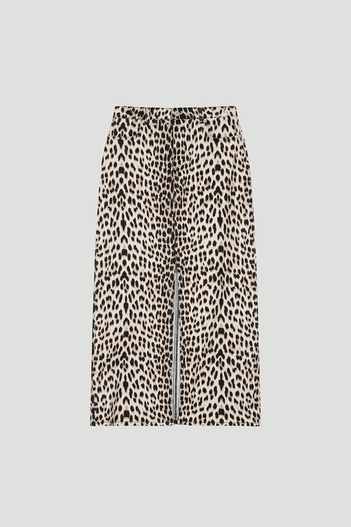 Kaia Denim Skirt - leo