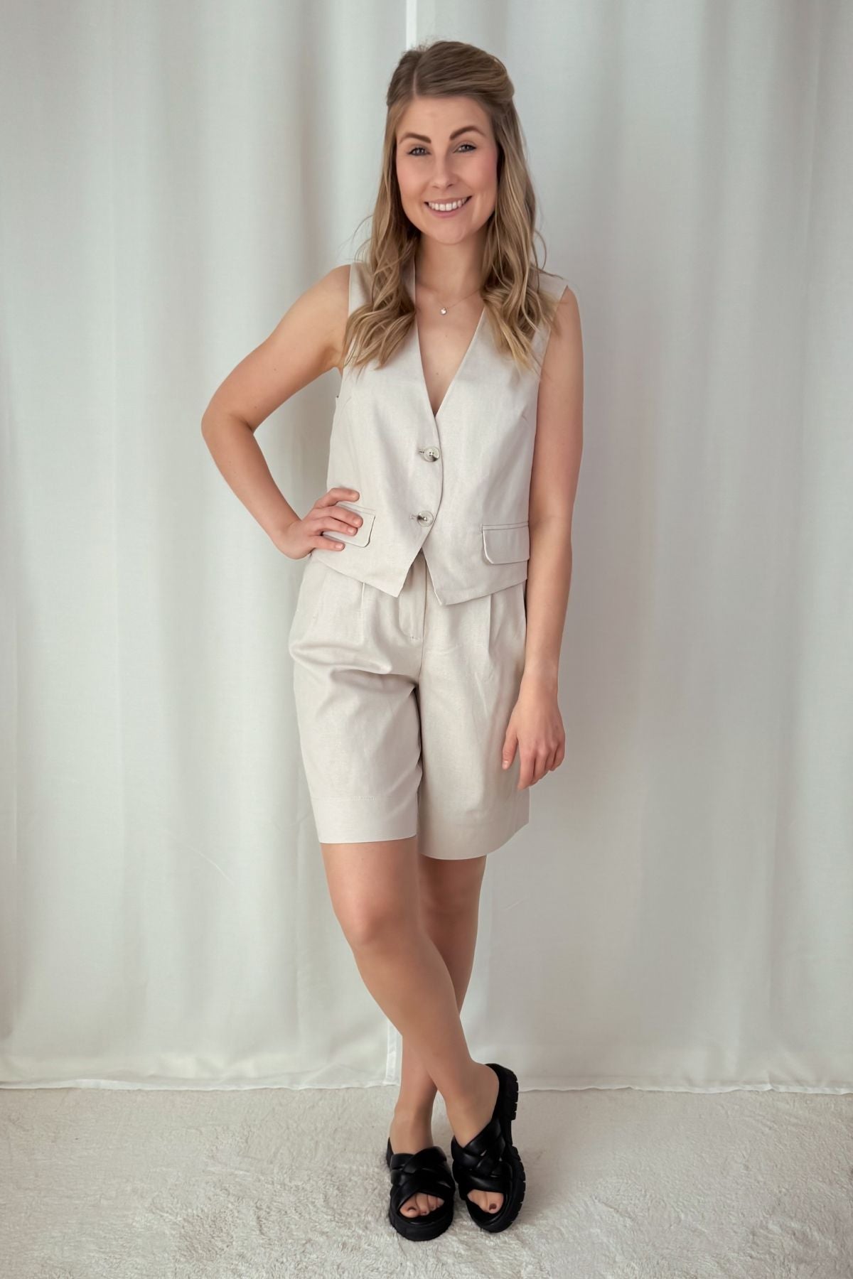 Bermuda-Shorts Tiki - beige