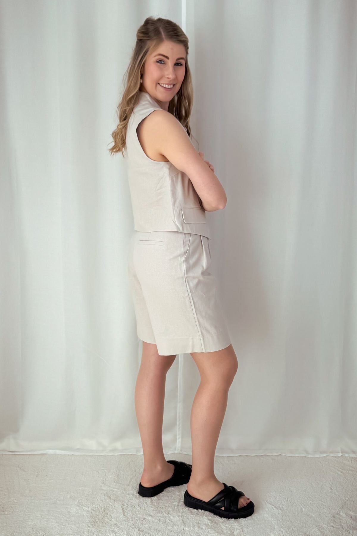 Bermuda-Shorts Tiki - beige