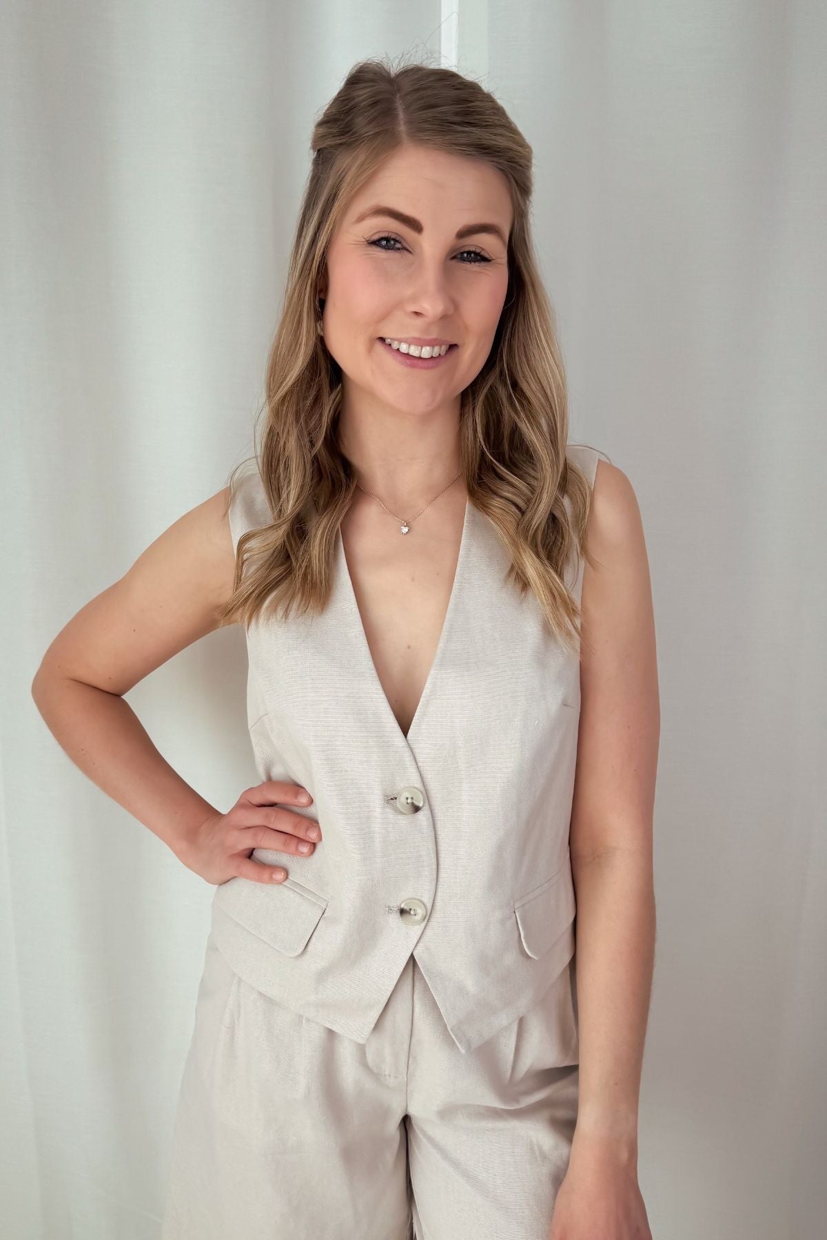 Blazerweste Tiki - beige