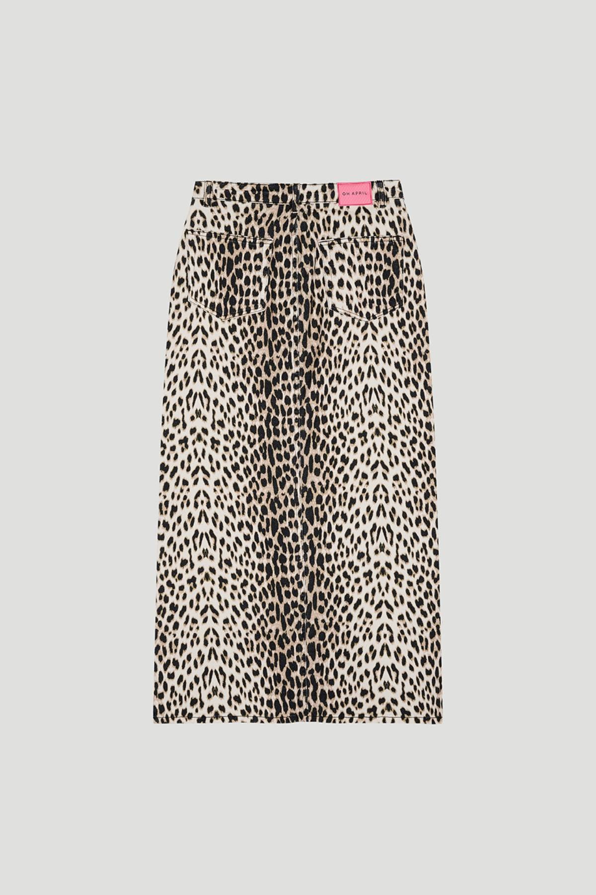 Kaia Denim Skirt - leo