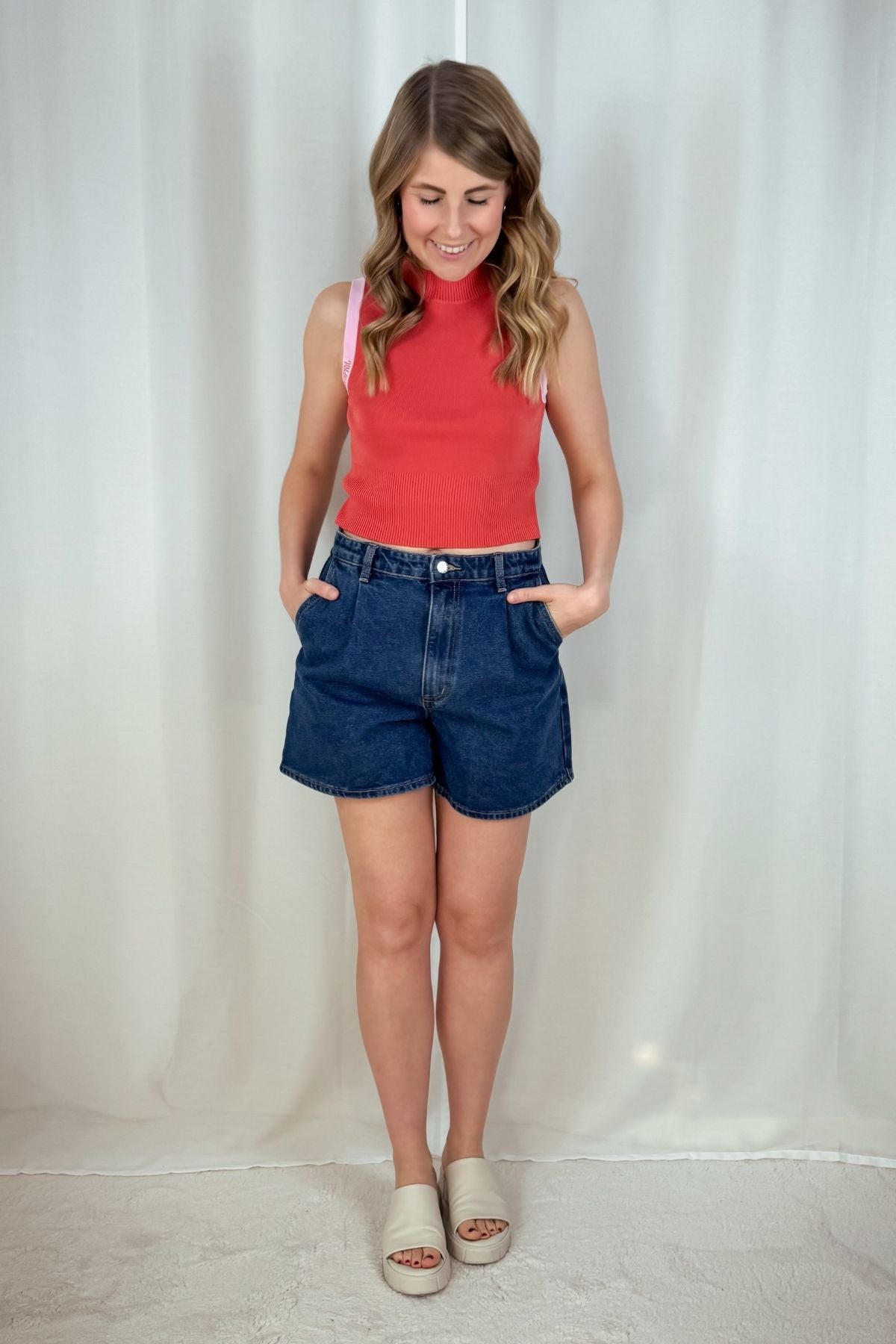 Top Mora - coral