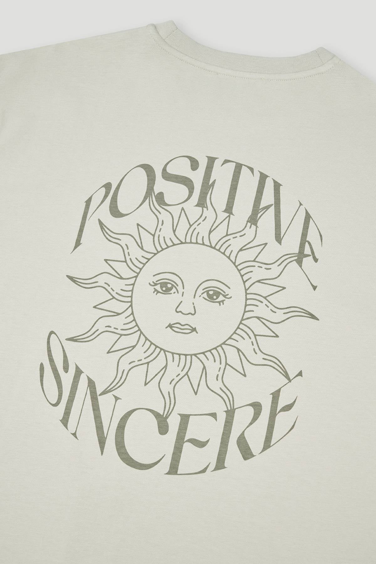 Boyfriend T-Shirt Positive - grün