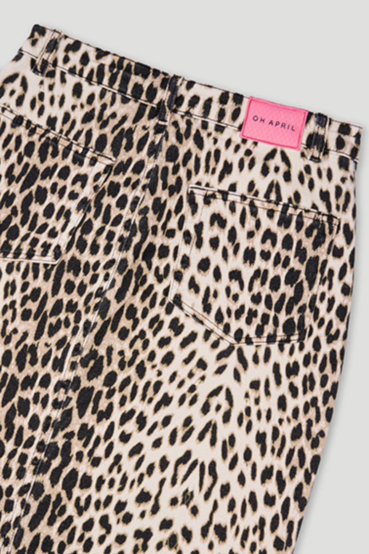 Kaia Denim Skirt - leo