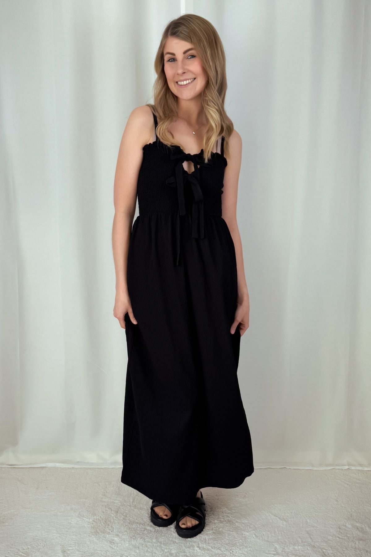 Maxikleid Luna - schwarz