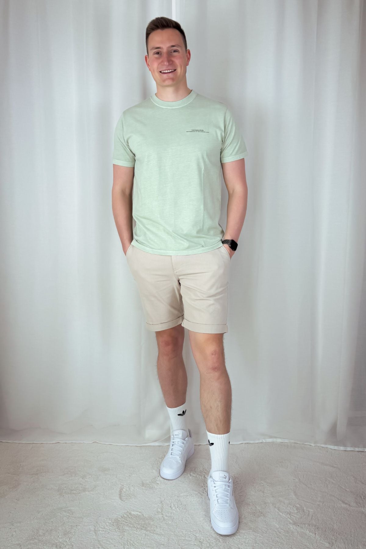 Printed T-Shirt Nickolas - sage