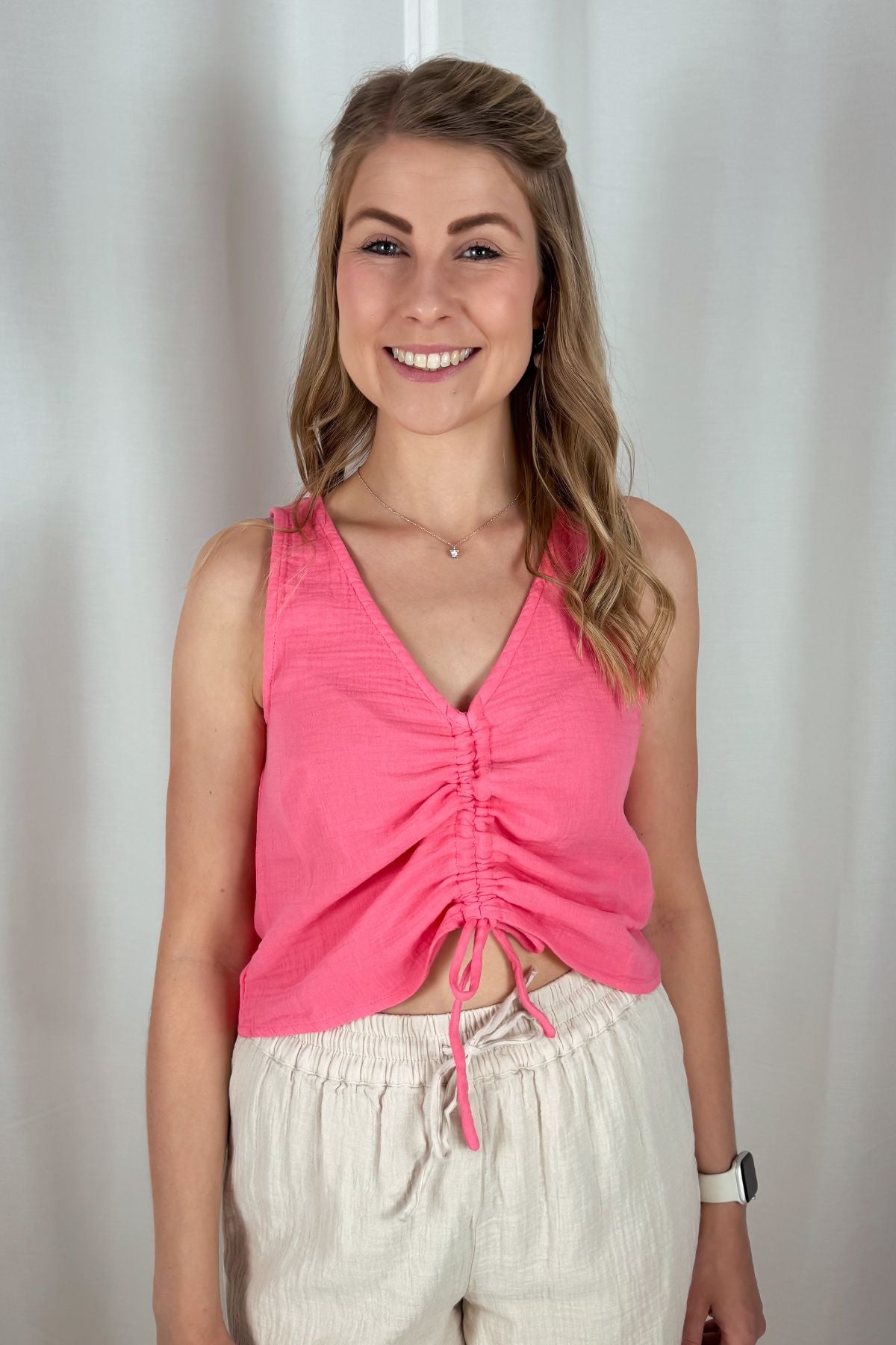 Musselin Cropped Top Sastina - verschiedene Farben