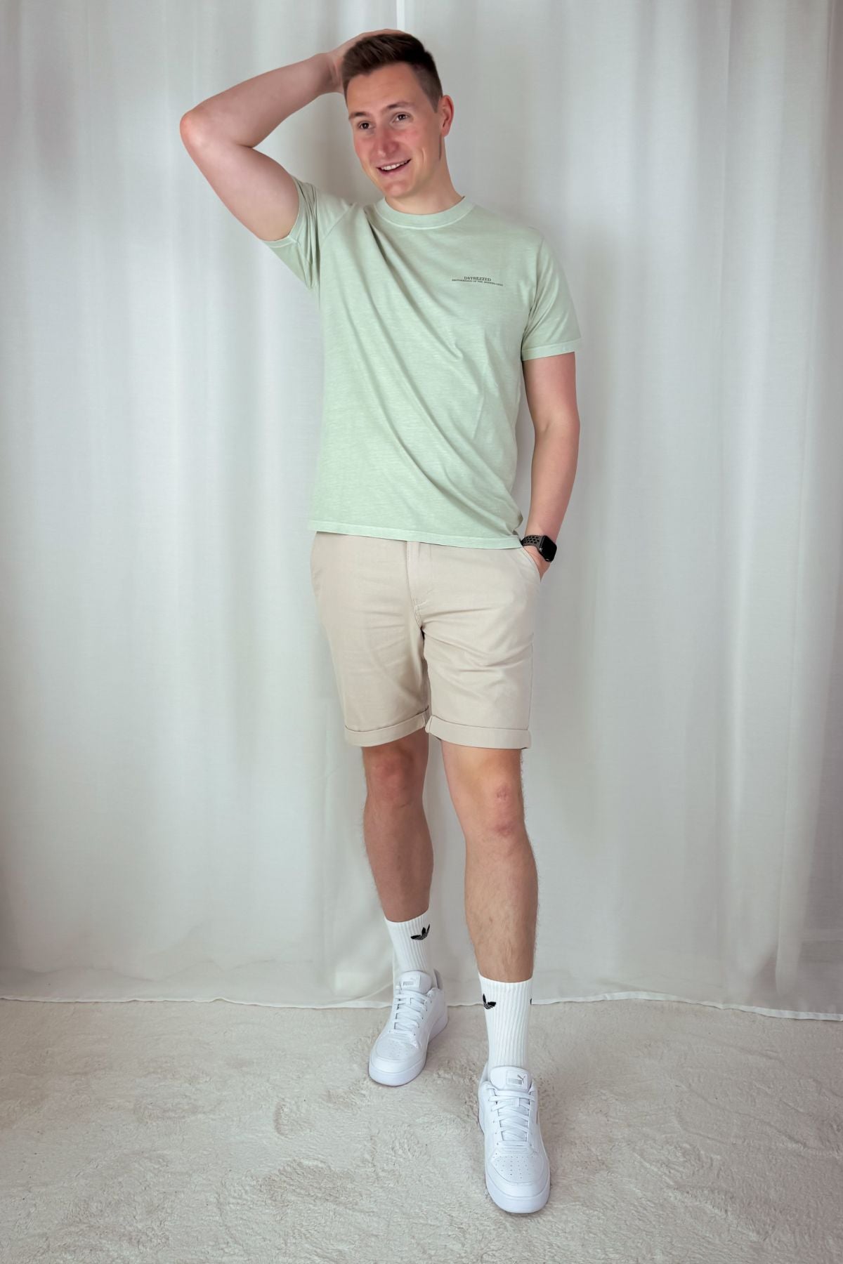 Printed T-Shirt Nickolas - sage