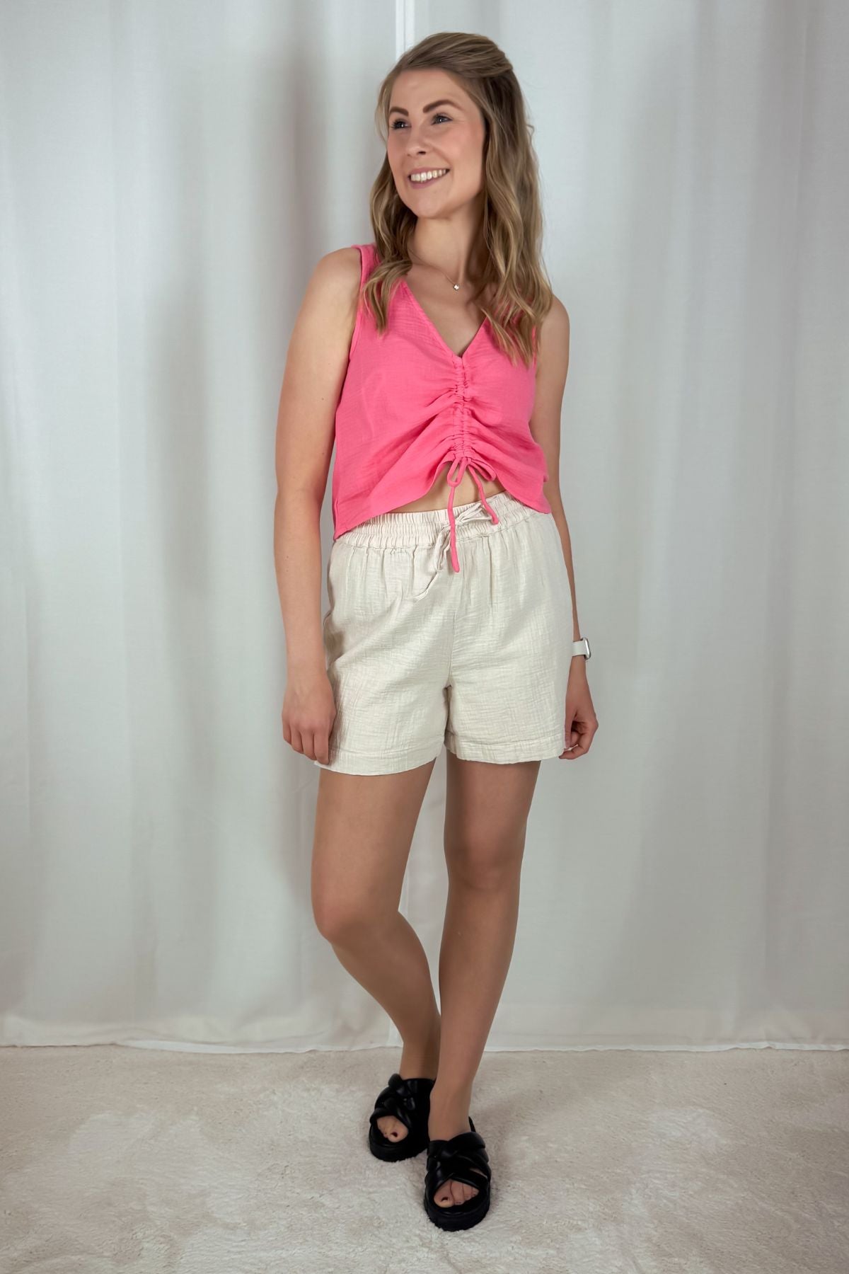Musselin Cropped Top Sastina - verschiedene Farben