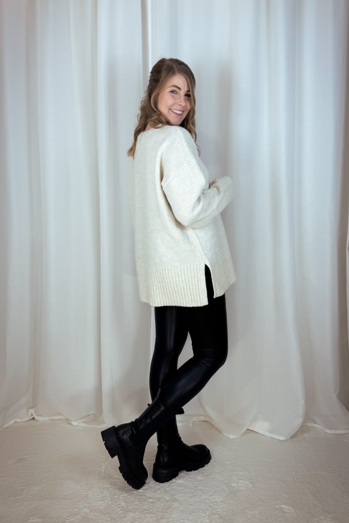 Strickpullover Nancy - creme