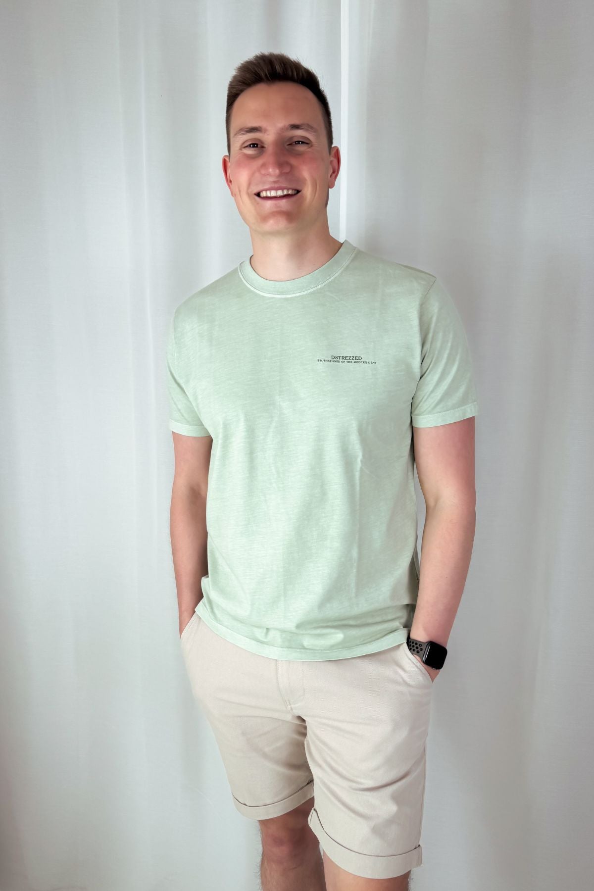 Printed T-Shirt Nickolas - sage