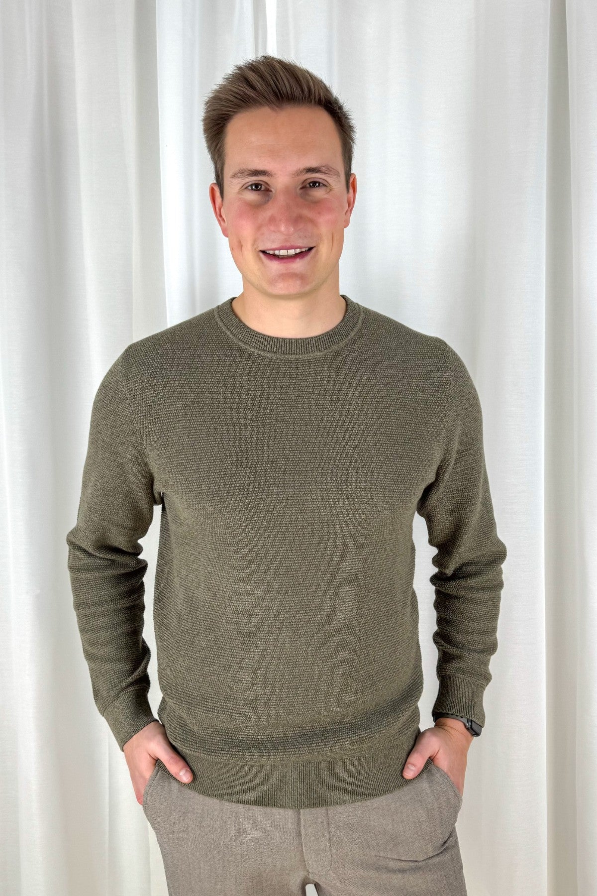 Strickpullover Ross - rundhals