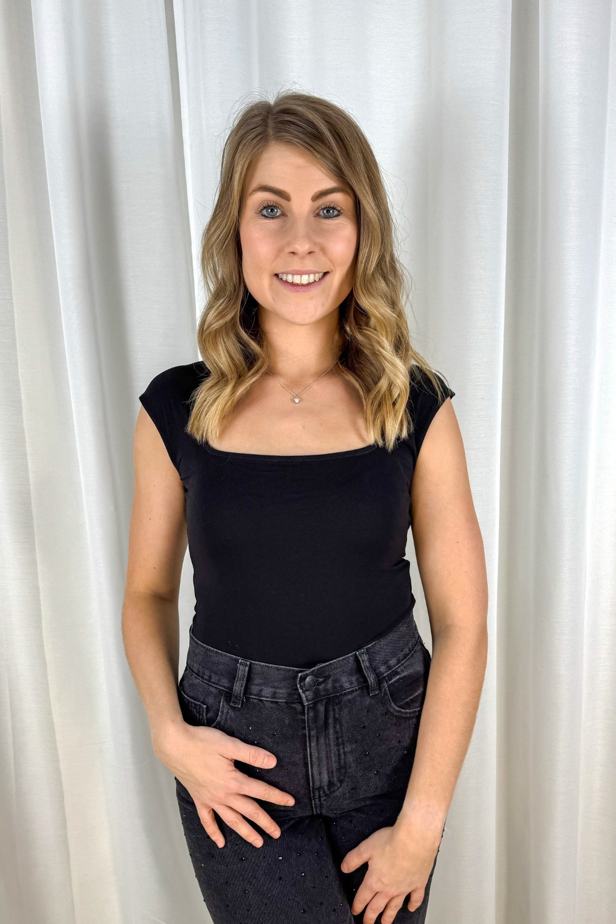 Square tight Body - Body - schwarz