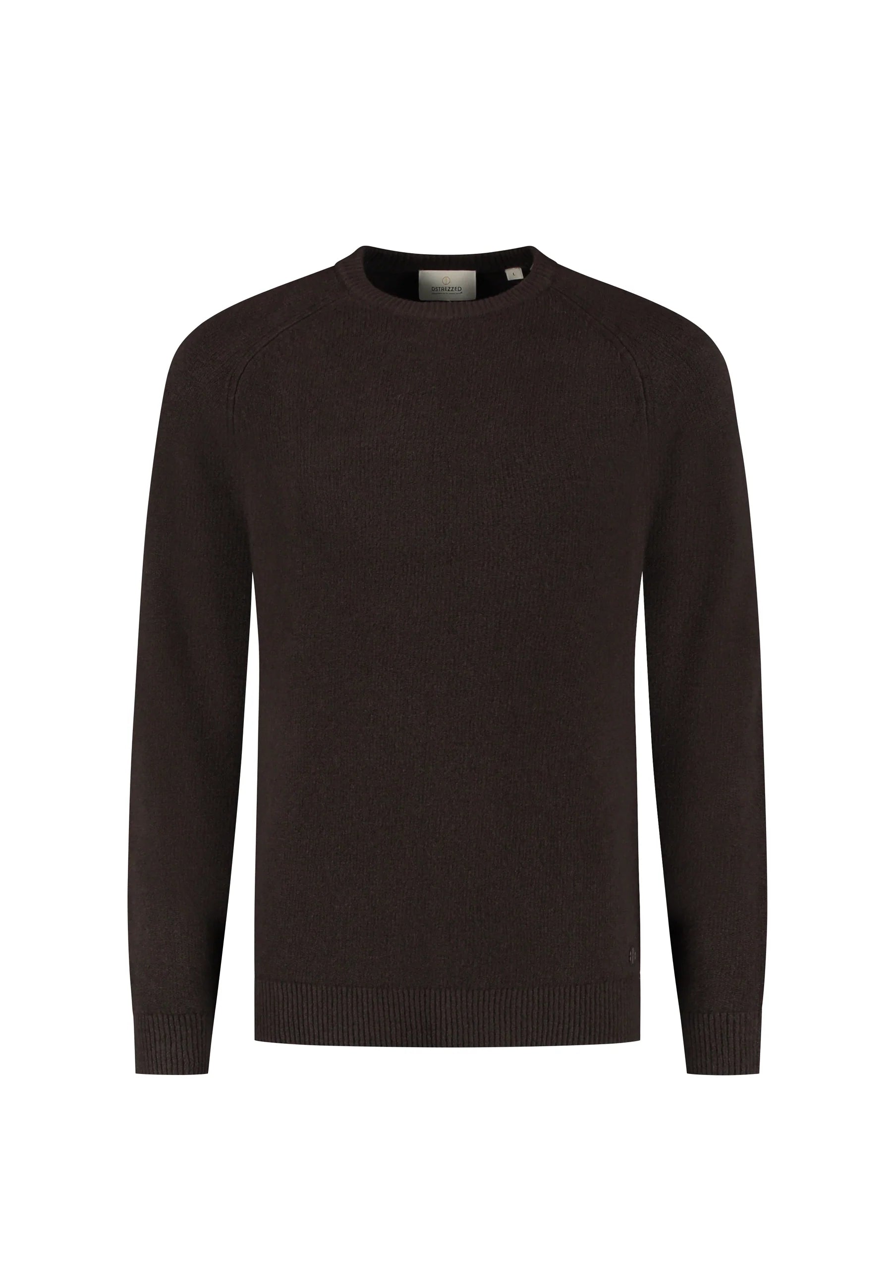 Crewneck Strickpullover Yvain - dunkelbraun