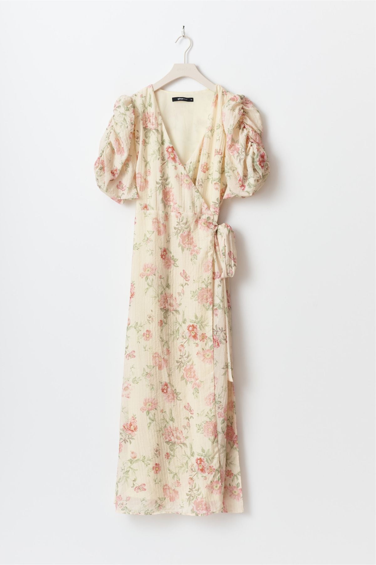 Wickelkleid mit Blumenprint