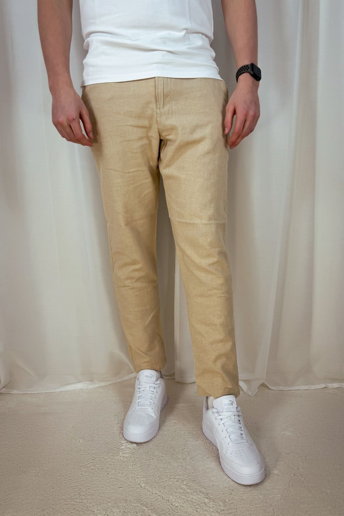 Leinen Hose Brody - tapered