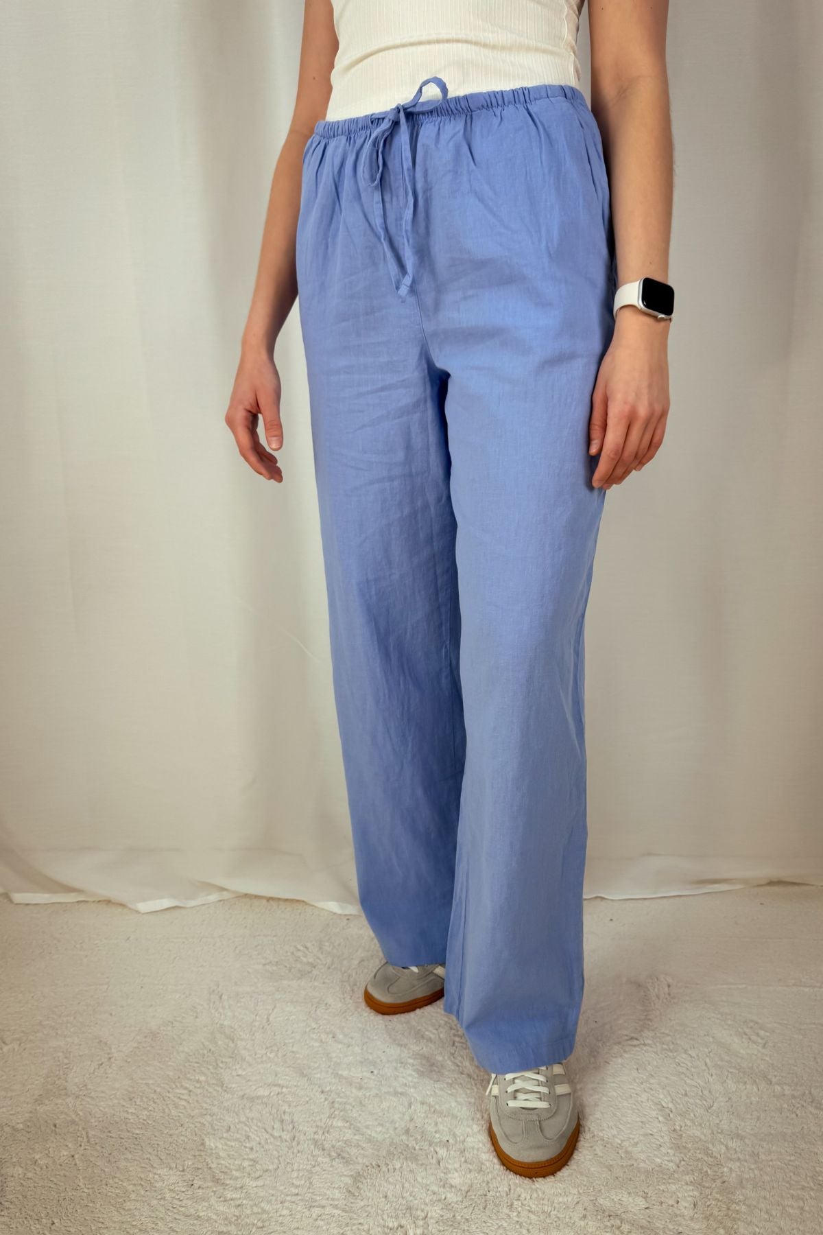 Leinenhose - blau