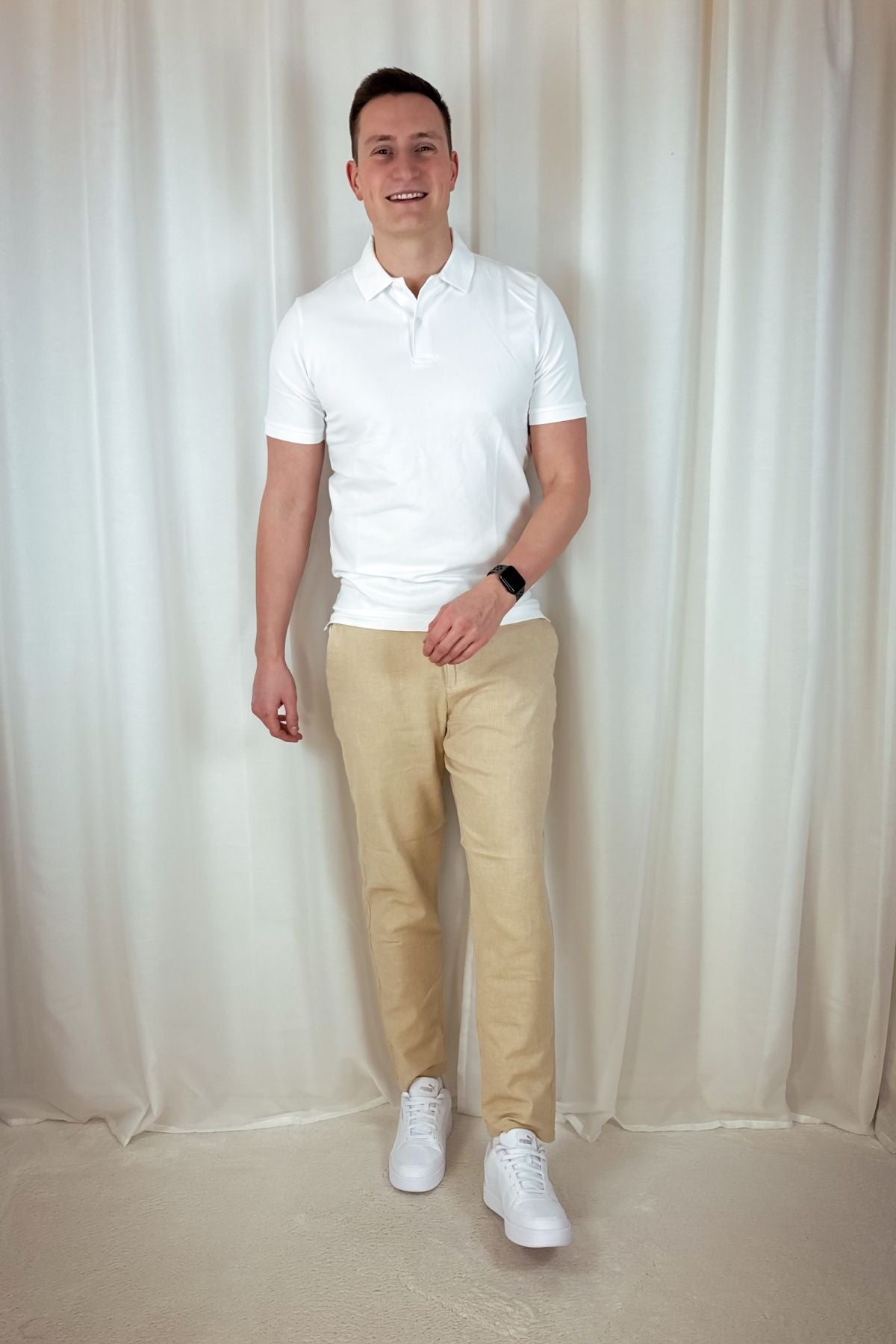 Leinen Hose Brody - tapered