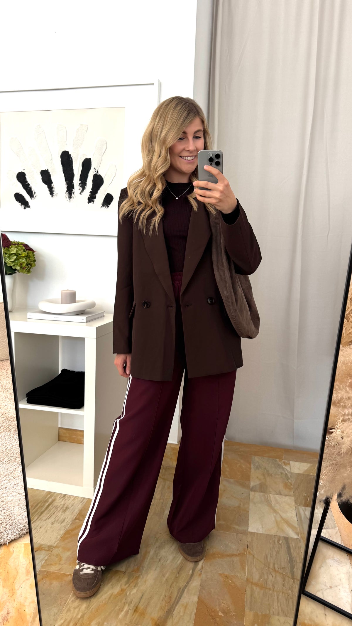 Jogger Trackpants Fire - burgunder