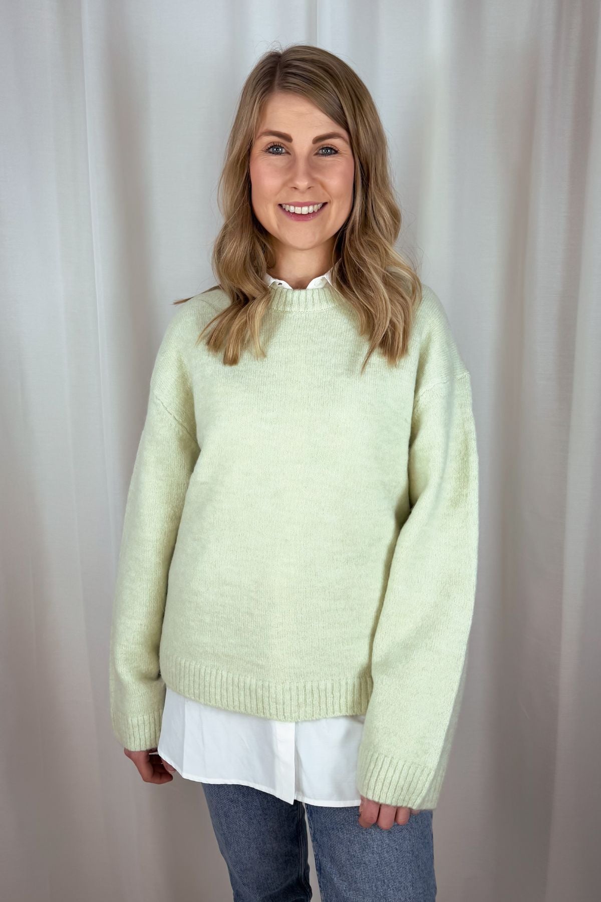 Strickpullover - rundhals