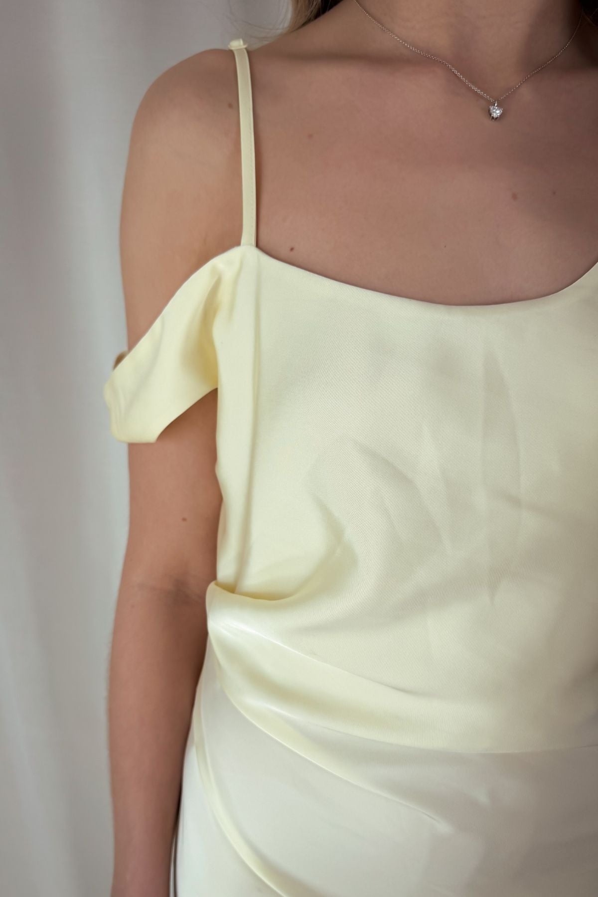 Kleid Valeska - pastellgelb