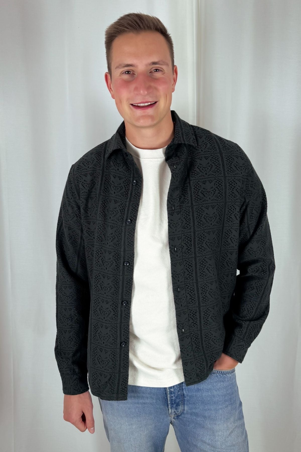 Delan Shirt - dunkelgrün