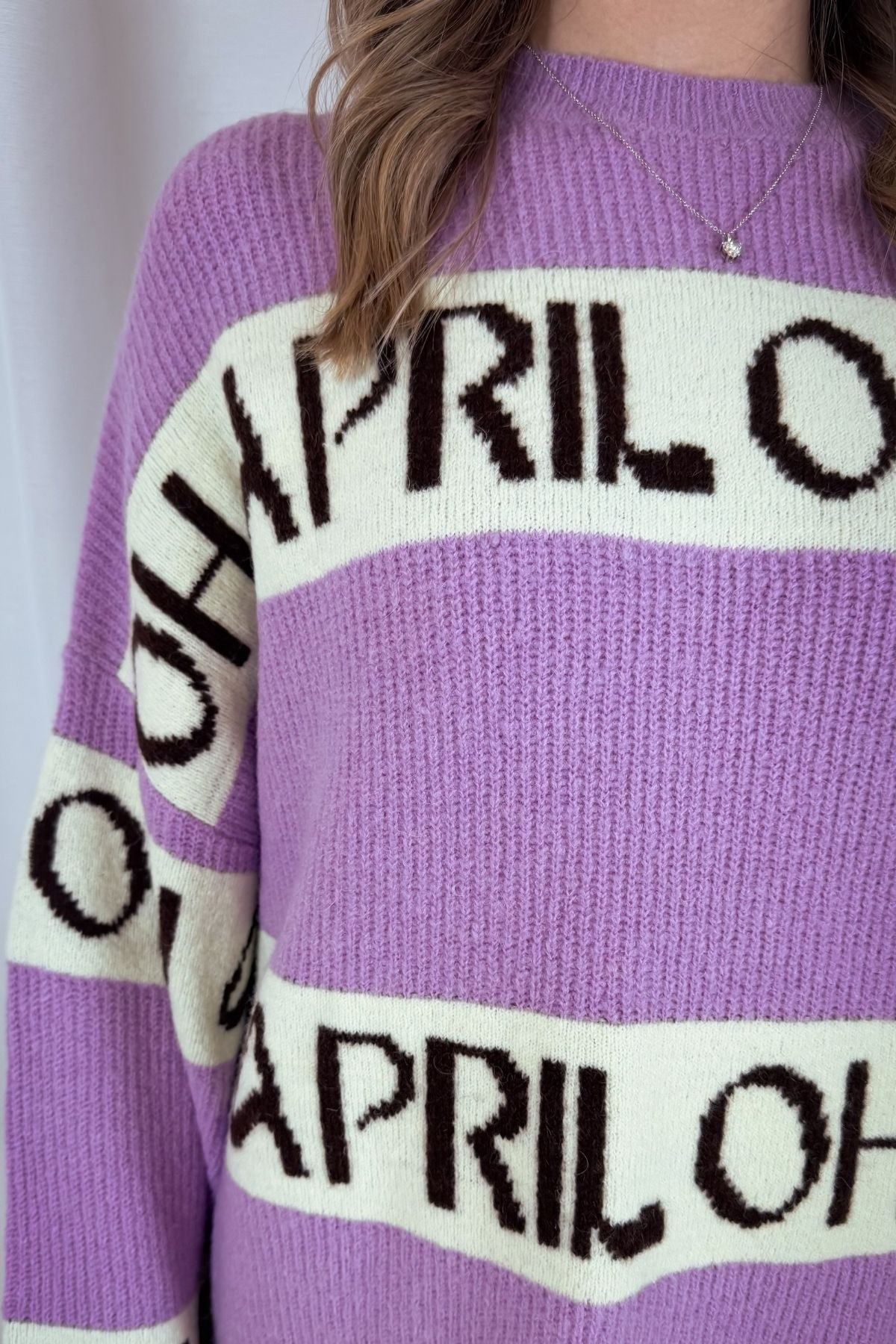 Billie Knit Jumper - lila