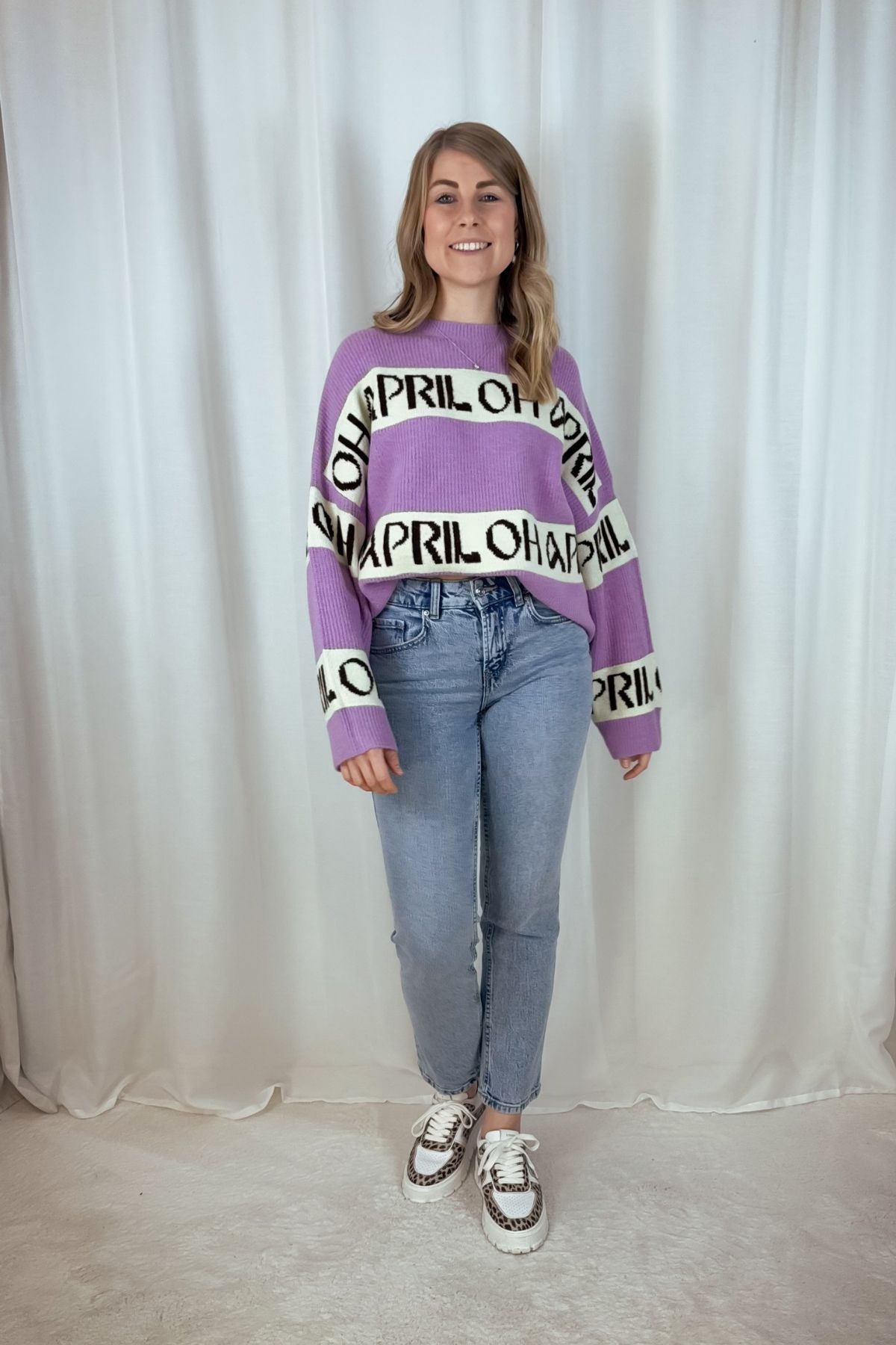 Billie Knit Jumper - lila